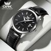 OPK 6010 Mens Watch Simple Original Quartz Watch Stainless Steel Strap Calendar Watches For Man Waterproof Luminous Men Watch
