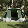 6 Person Family Cabin Tent Green Waterproof