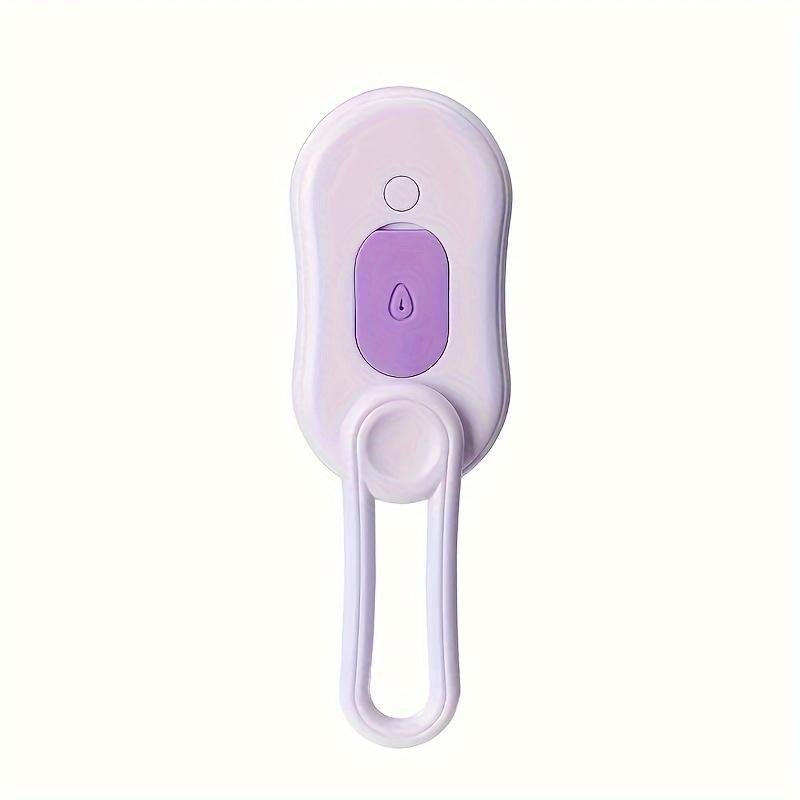 

3-in-1 Steam Pet Grooming Brush - USB Rechargeable, Foldable Cat & Dog Beauty Tool with Silicone Bristles, Ideal for Long & Short Hair, фиолетовый