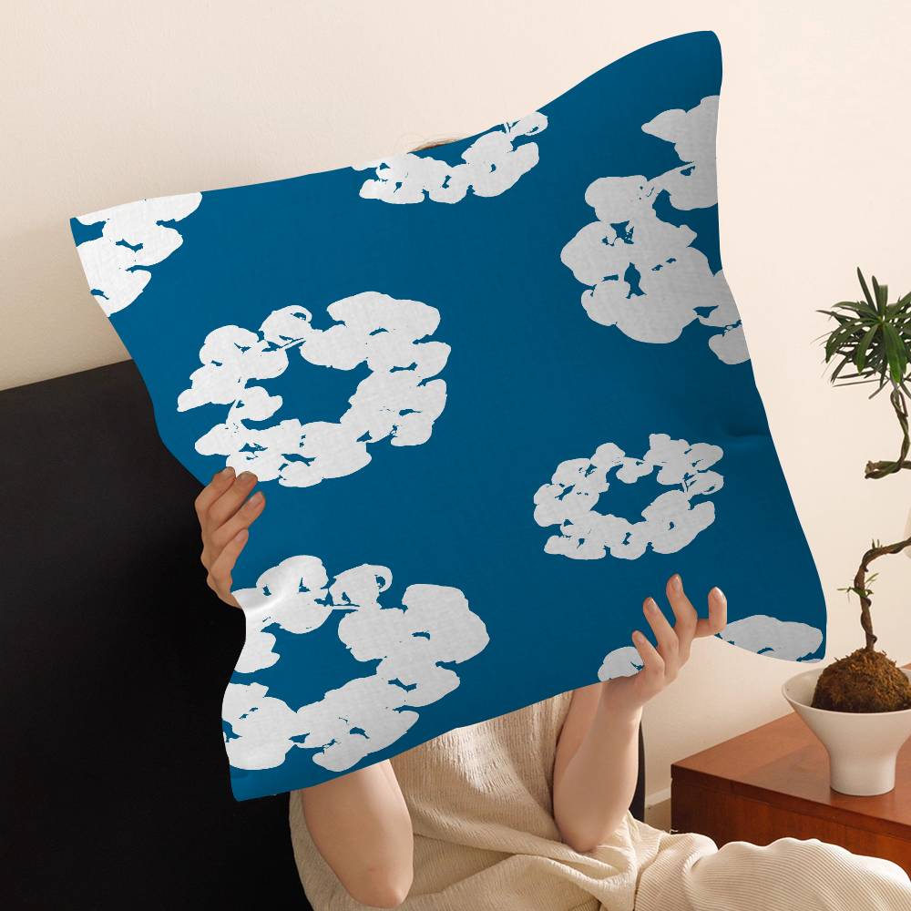 Luxus D-Denim T-Tears Kissenbezug Auto Dekokissenbezug Für Sofa Auto Weihnachtsgeschenk 40x40cm 45x45cm