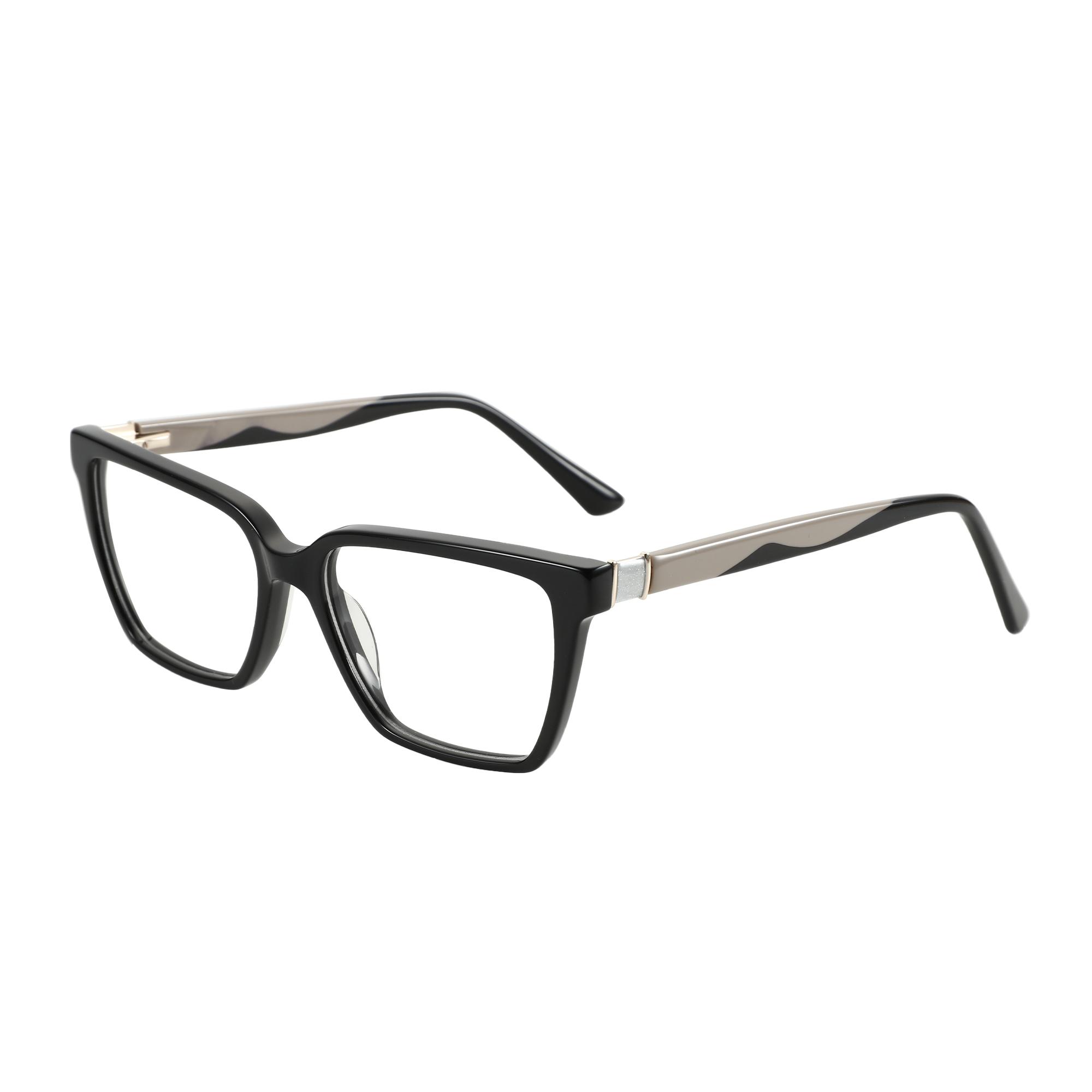 

BLUEMOKY Handmade Acetate Prescription Glasses Women Square Anti-Blue-Ray Myopia Optical Eyewear Photochromic Custom Eyeglasses Single Version&1.56&None