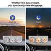 3-in-1 Auto-Anzeigegerät Wassertemperatur + Spannung + Öldruckanzeige mit LED-Licht für Auto, Marine, LKW, Traktor Dreifach-Anzeigegerät-Set