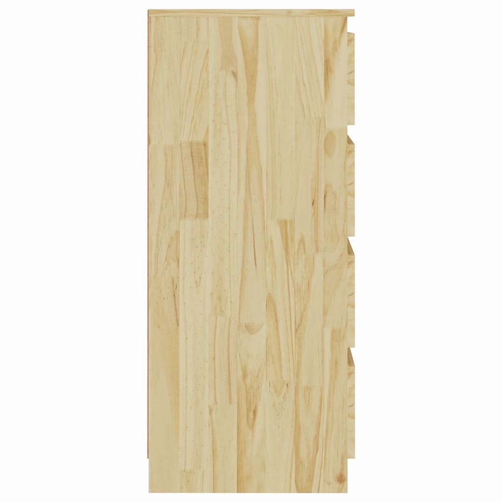 Vidaxl Komoda, 60X36X84 Cm, Lite Drewno Sosnowe