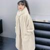 Girls' Autumn/Winter Faux Mink Velvet Coat with Hood