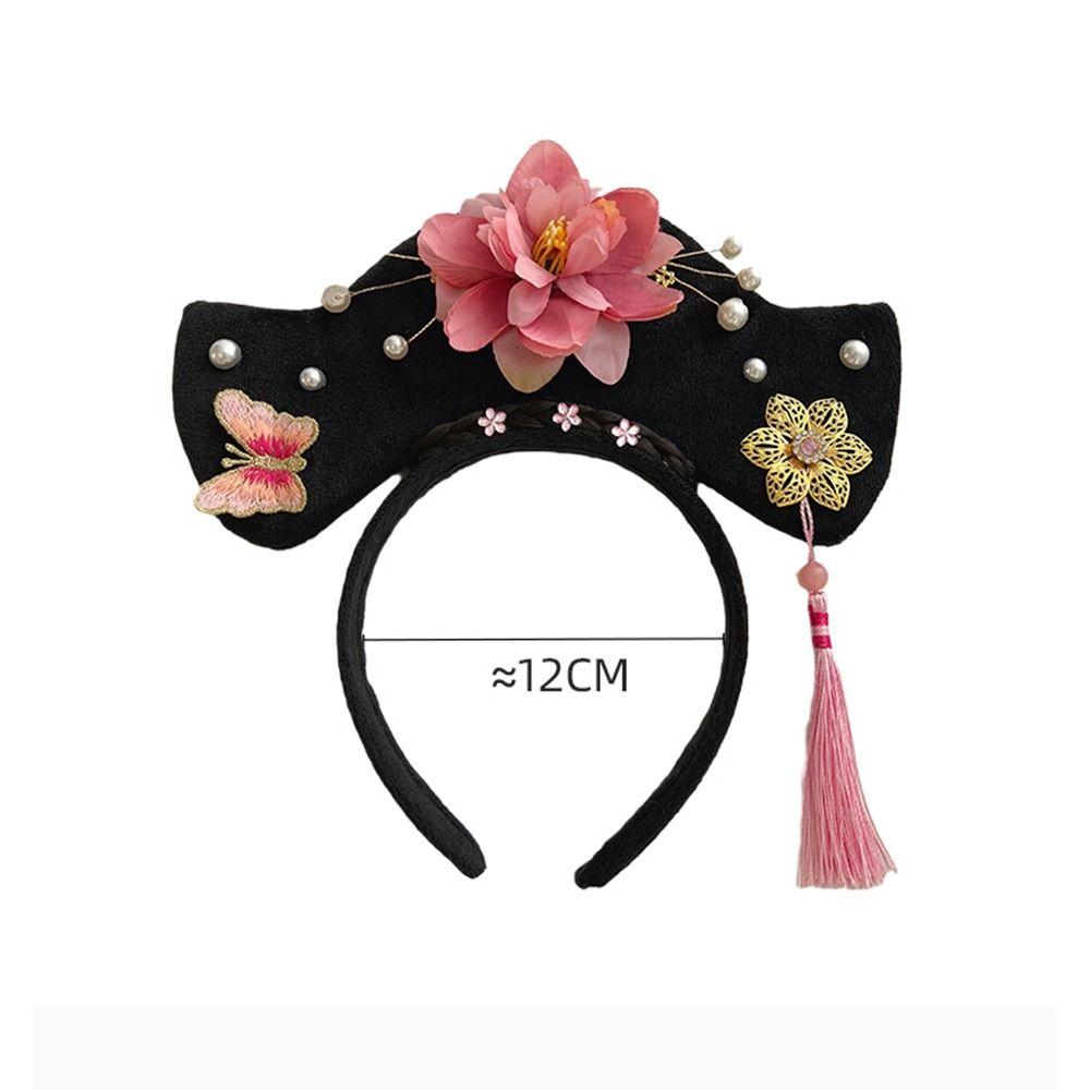Antique Headdress Ancient Style Headwear Antique Headband Hanfu Hair Hoop Chinese Style Headwear