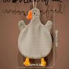 Hand Towels Cute Duck Hanging Towel Kitchen Bathroom Goose Bathing Ball Soft Absorbent Microfiber Wipe Towel Cartoon Kids Towels