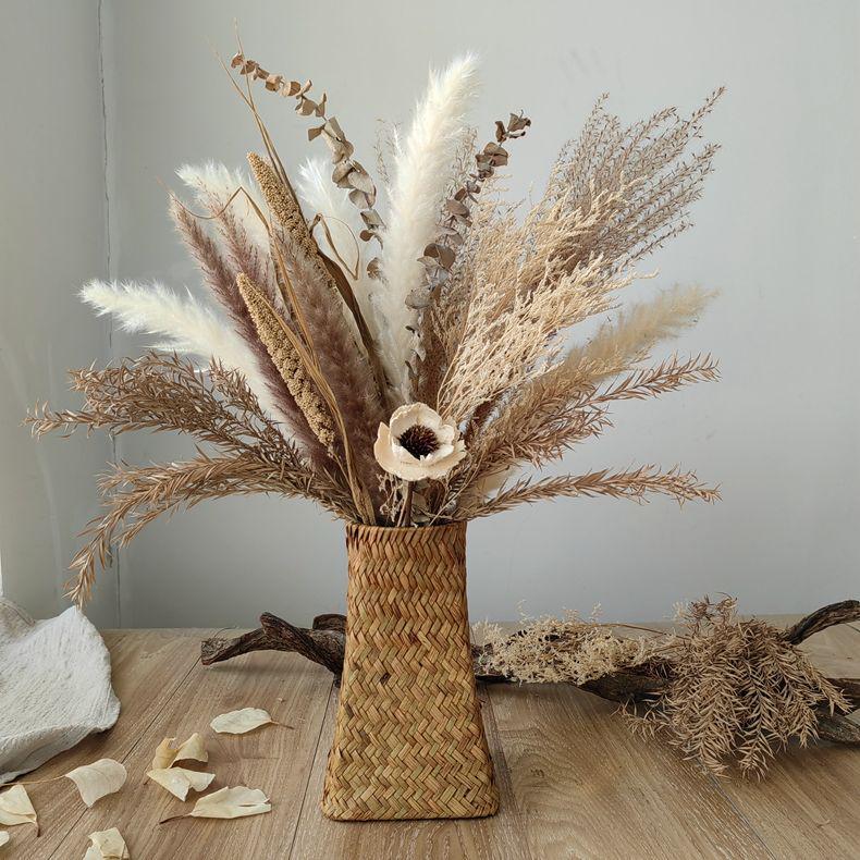 Artistic Retro Reed Dried Flower Bouquet for Home or Store Display