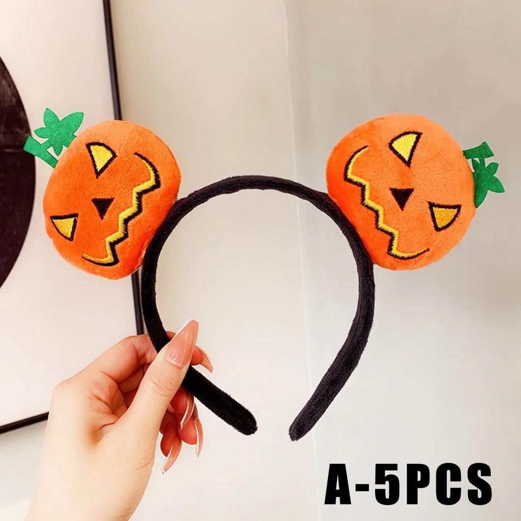 Niedliche Cartoon Anime Kürbis Puppe Halloween Stirnband Lustige DIY Feiertagsrequisiten Haarbündel und Reifenstil Partydekorationen