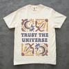 Trust the Universe Shirt, Spiritual Moon Tee, Unisex Comfort Colors, Witchy Aesthetic T Shirt, Boho Retro Shirt, Celestial Manifest Gift