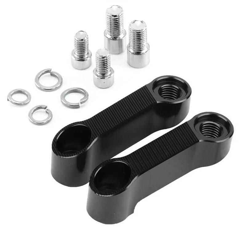 2 Stück Motorradzubehör Aluminium Spiegel Erhöhungs-Verlängerungshalter Rückspiegel Verlängern Für Honda Monkey Z125 Z120 z 125