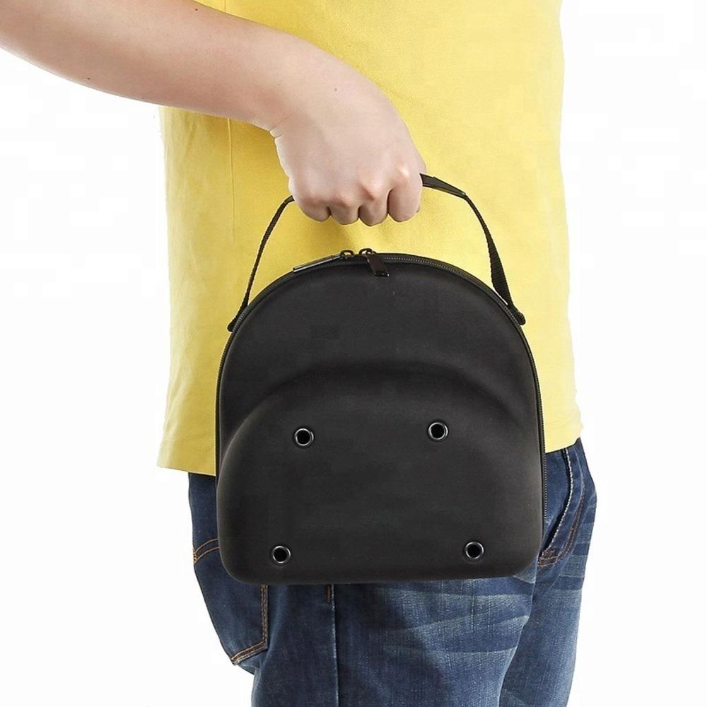 Black Baseball Cap Storage Bag EVA Hat Holder Portable Hat Case