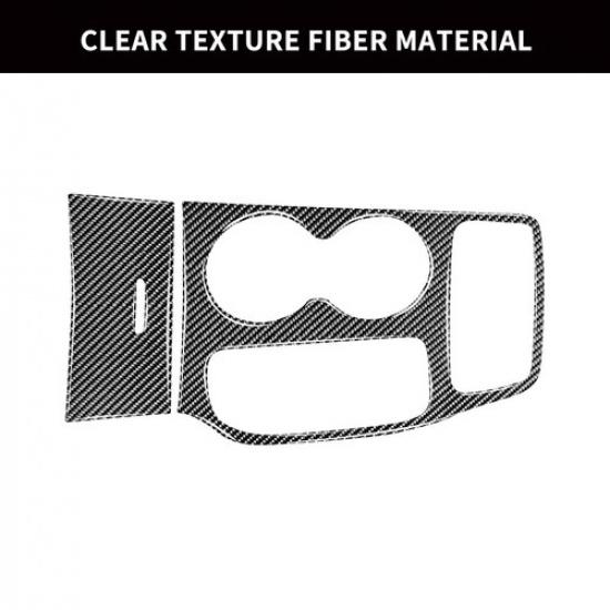 Carbon Fiber Interior Mechanical Gear Shift Cover Trim For Jeep Grand Cherokee