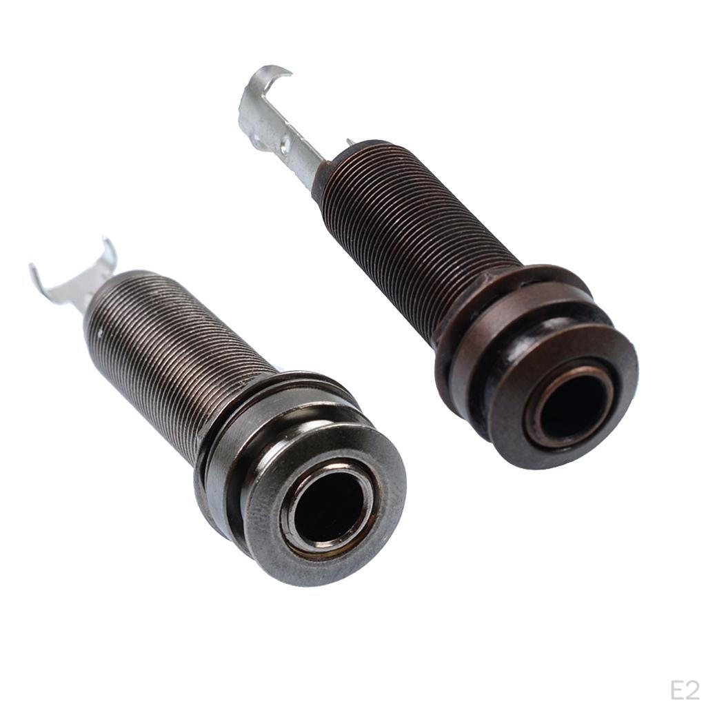 .35mm 1/4inch Thread Cylinder Output for Acoustic Folk Guitar