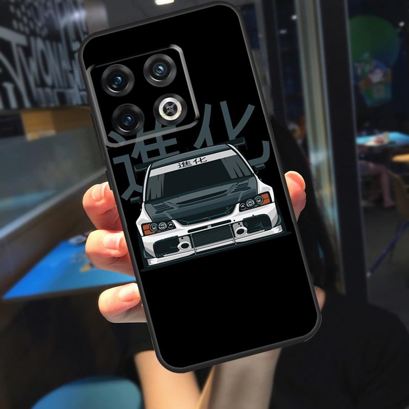 JDM Car Evo For OnePlus 9 10 Pro Ace 9RT 10T 8T Phone Case For OnePlus Nord 2T N10 N20 N300 CE 2 Lite