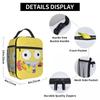 Funny Smiling Friends Cartoon Thermal Insulated Lunch Bag for Work Adult Black Comedy Portable Food Bag Thermal Cooler Lunch Box