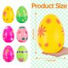 Ouă de Paște jumbo umplubile de 25 cm, coajă de ou goală, pentru umplerea deliciilor pentru premiile din sala de clasă, petrecerea de Paște, coșulețe pentru copii