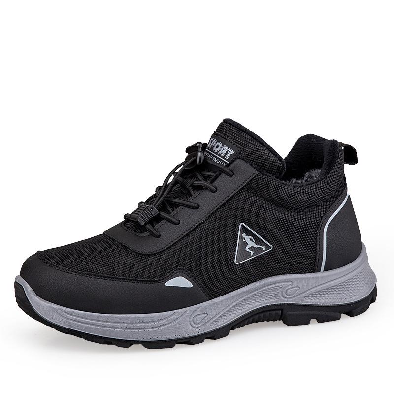 New outdoor wear-resistant couple hiking shoes fashionable warm hiking shoes waterproof sports shoes