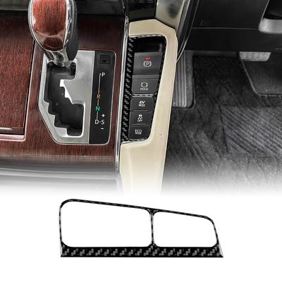 For Toyota Alphard 2015-2018 RHD Real Soft Carbon Fiber Car EPB Electronic Handbrake Button Sticker