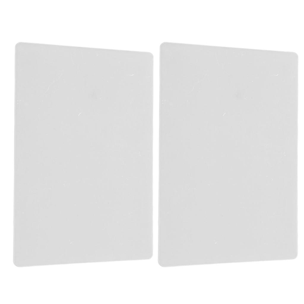Clear Acrylic Sheet Transparent Plastic Panel Board for DIY Projects Signs Home Decor Photo Frame 2 Pieces