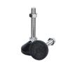 4pcs Adjustable Lathe Leg Thread Type Adjustable Levelling Feet Swivel Base Articulating Leveling Legs Furniture Glide Pad