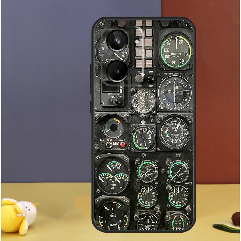 Flight Instruments For Realme 15 10 11 12 13 14 Pro Plus C65 C67 C63 C61 C55 C51 C53 C35 C75 GT6 GT7 Pro Case
