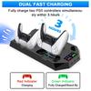 3 Mode Cooling Fan for PS5 Vertical Stand 2 Controller Charging Dock for PS5 Slim Disc Digital Edition
