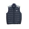 Windproof Warm Duck Down Three Stripes Zipper Sleeveless Vest Men Vests JN7477
