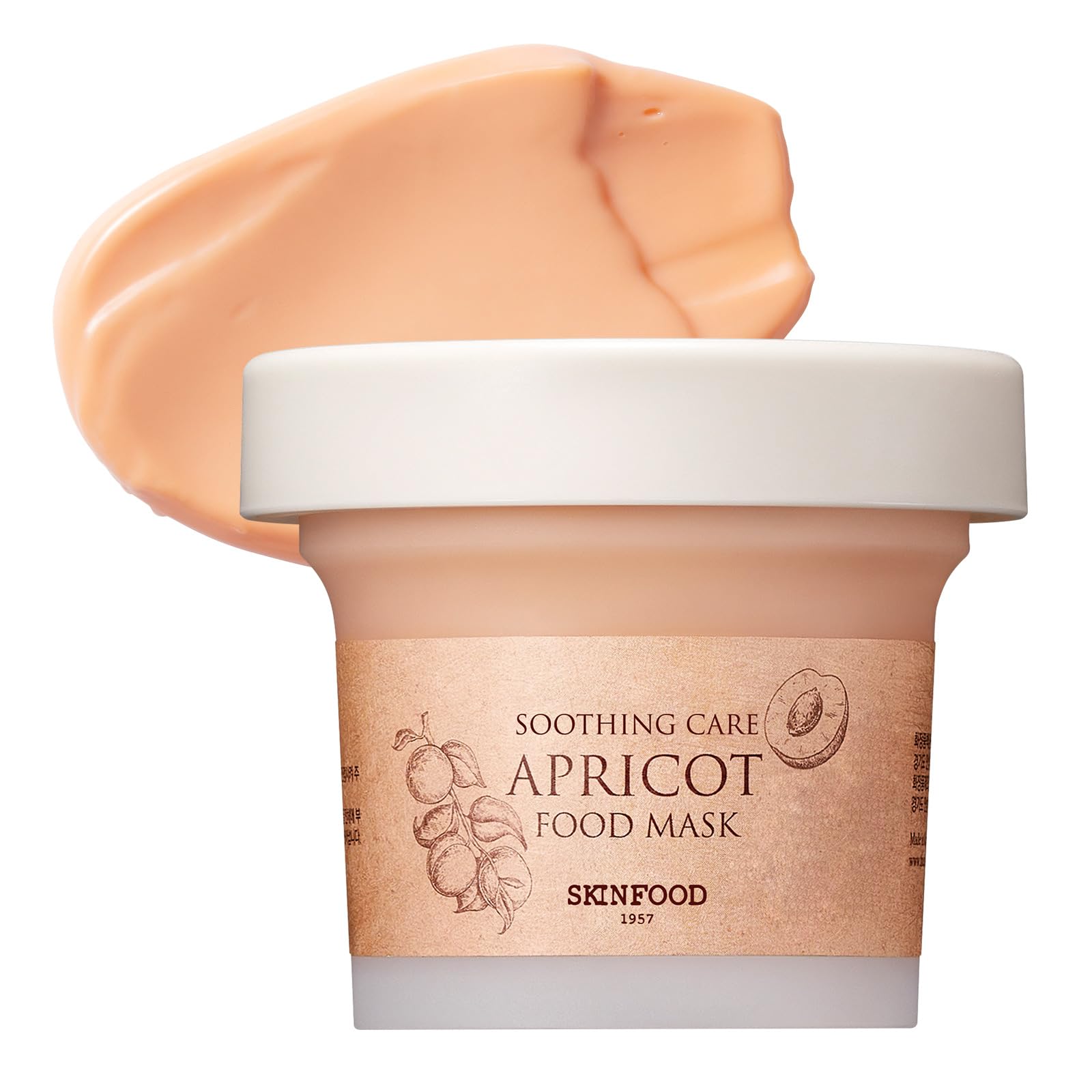 SKINFOOD1957 Apricot Food Mask 120g Skin Texture Pore Korean Skincare - Improvement, Care, Cosmetics,