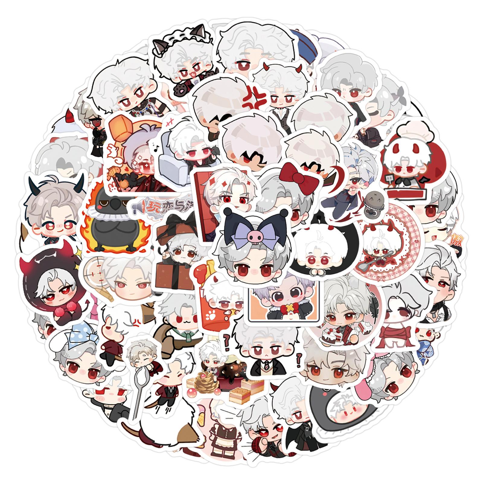 

105 Новые наклейки с граффити QQ People в стиле Цинь Че Украсьте холодильник, скутер, водонепроницаемые наклейки для DIY