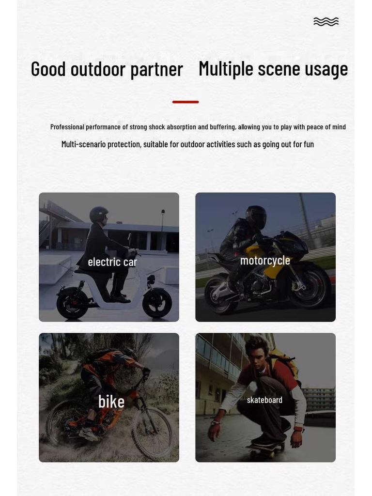 Winddichte Motorrad-Knie- und Armschützer: Winterreitschutz, Anti-Fall Knight Sports Gear