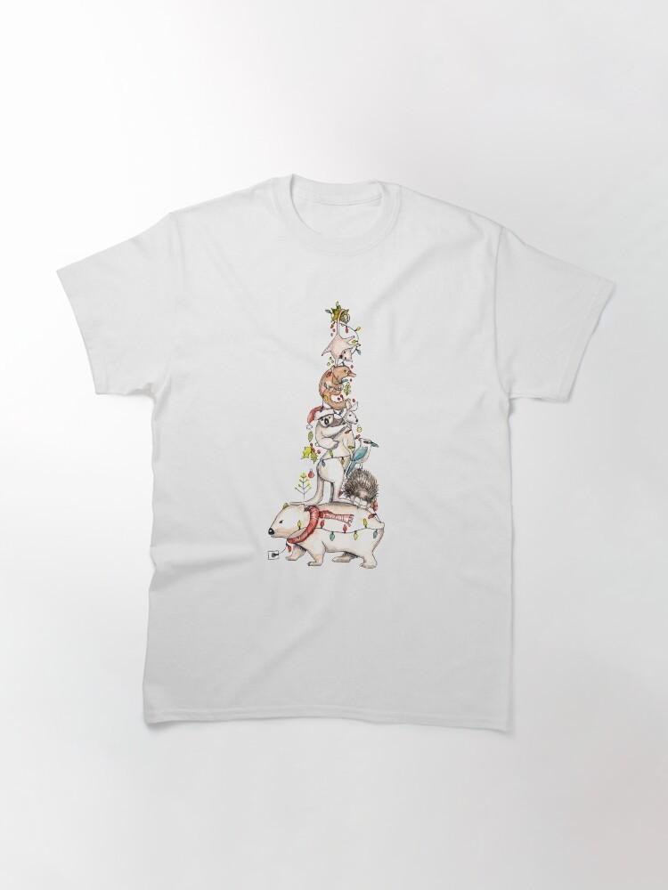 Aussie animal Christmas tree Classic T-Shirt XXXXL