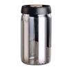 Glass Coffee Storage Jar with Sealed Lid and Broad Opening, Clear Countertop Holder for Daily Home Coffee Storage