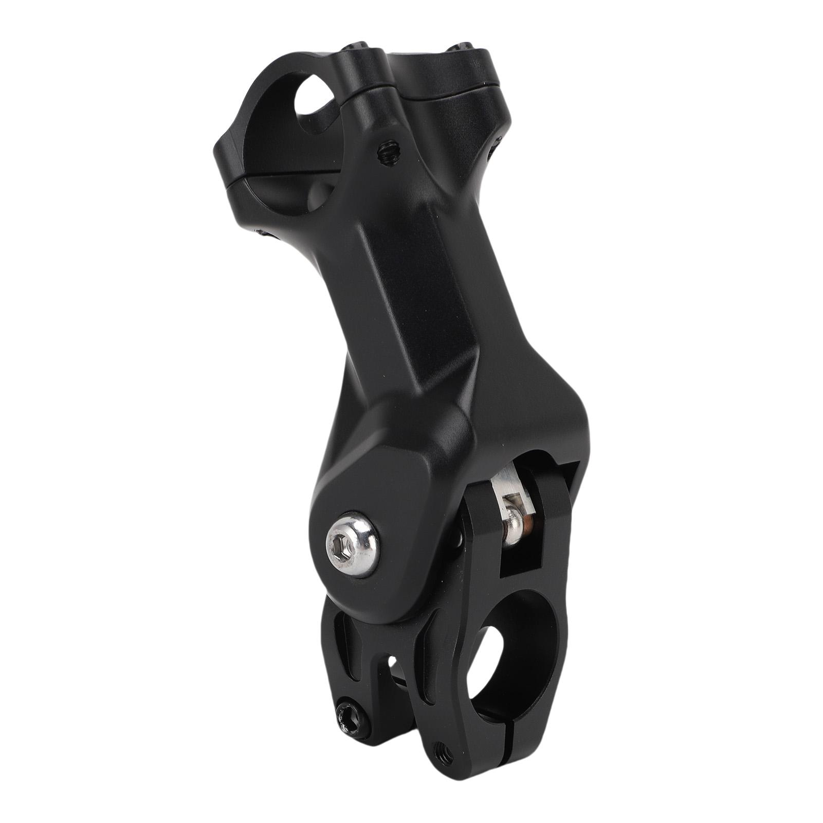 31.8mm Bike Stem Black Aluminum Alloy Shock Absorbing Bicycle Handlebar Stem for Road Bike Mountain Bike