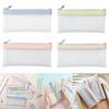 Pencil Case Pen Case Zipper Pouch Clear Stationery Bag Pencil Holder Pencil Bag for Ballpoint Pens Markers Erasers