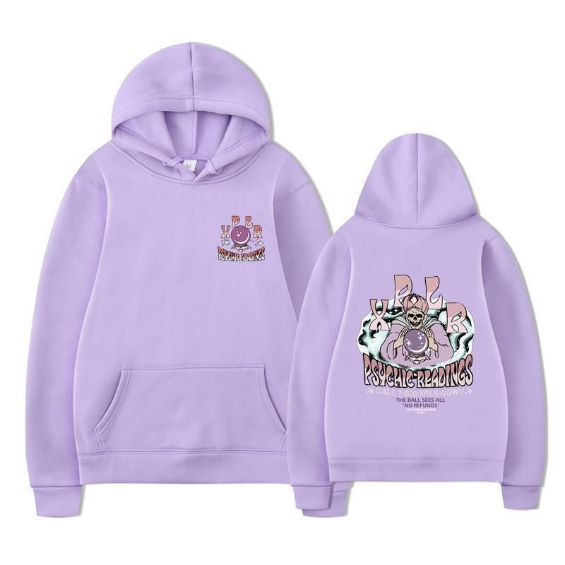 Youth Pop Casual Cute Cartoon Printed Couple Hooded Fleece Guard