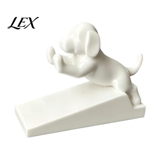 Waterproof Dirt Resistant Door Wedge 3D Printed Cartoon Dog Stopper, Cute Animal Holder, Decorative Floor Stopper Non-Slip for Wall Protection