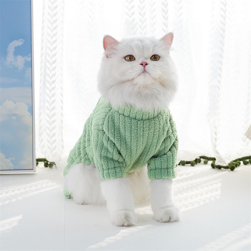 Thickened Warm Dog Clothes Winter Fleece Four Legs Pet Apparel Universal Sizing Cat Dog Wear Thermal Cold Weather Protection