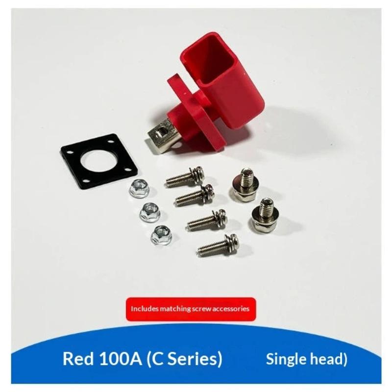 

1 Set Battery Storage Terminal Post 100A 120A All-Copper Lithium Battery Energy Storage Terminal Battery Connector