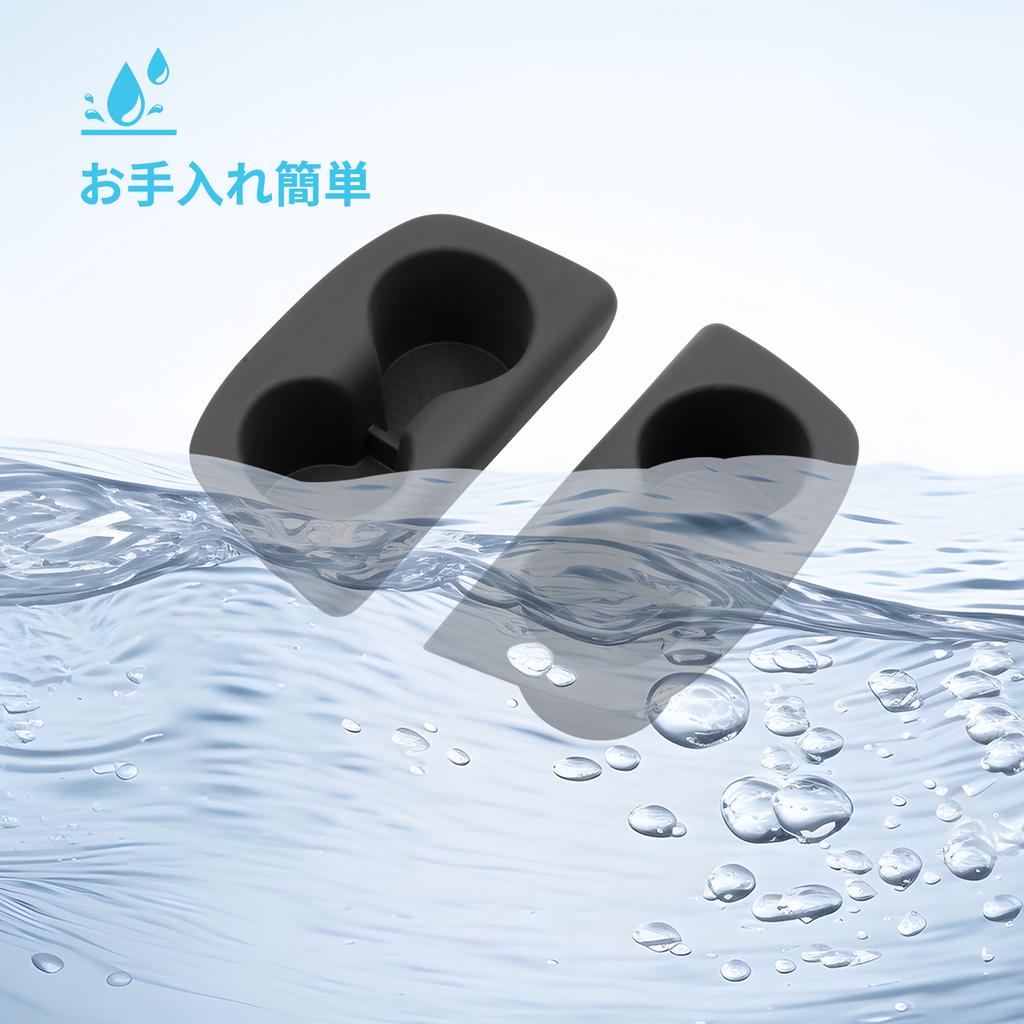 SMABEE for Nissan Serena C28 2023-2025 Third Row Water Cup Holder Storage Box Shock-Absorbing Cup Tray Tidying Accessories