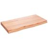 VidaXL Light Brown Table Top 80x40x6 Cm Treated Oak Wood 3156355
