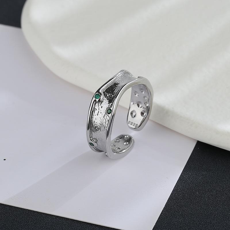 Lindon Klassisk Kobberlegering Zirkon Ring Dame Smykker Bryllupsløfte Festgave