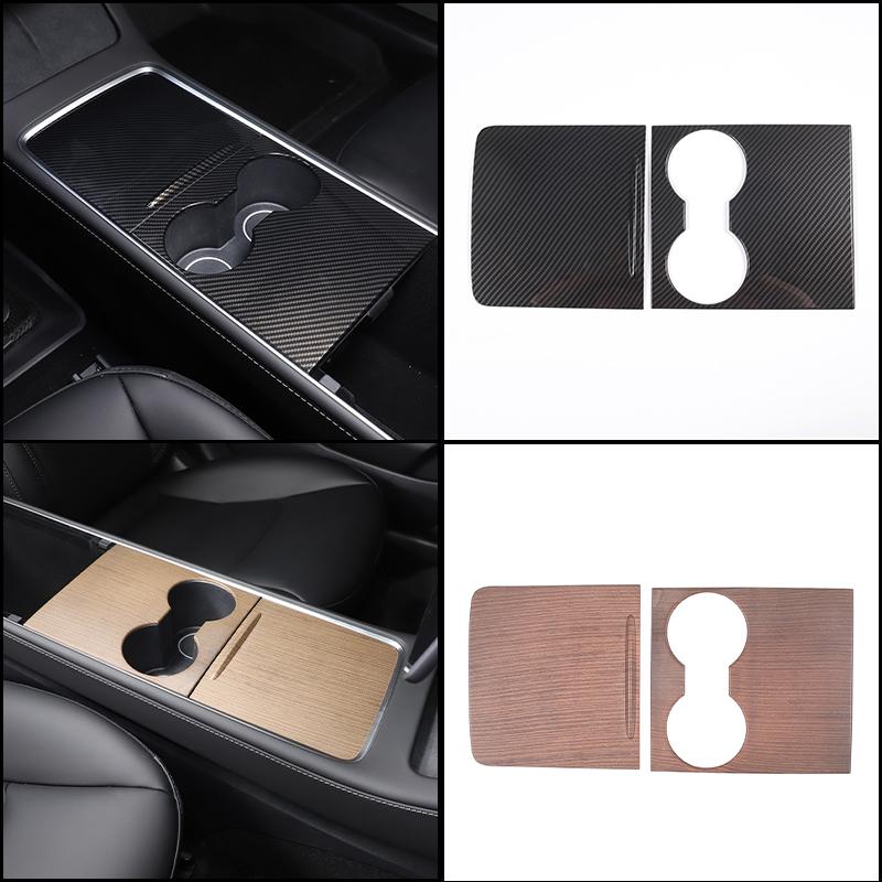 For Tesla Model 3 Y - Car Central Control Panel Cover Trim Protection Retrofit Film Interior Decoration Console Sticker