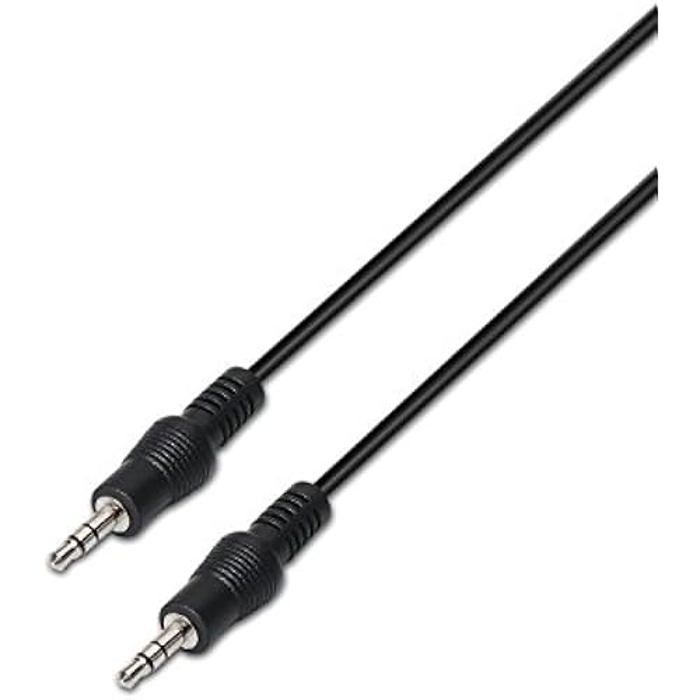 Câble Audio Stéréo - AISENS - A128 - Jack 3.5 - 10 M - Noir