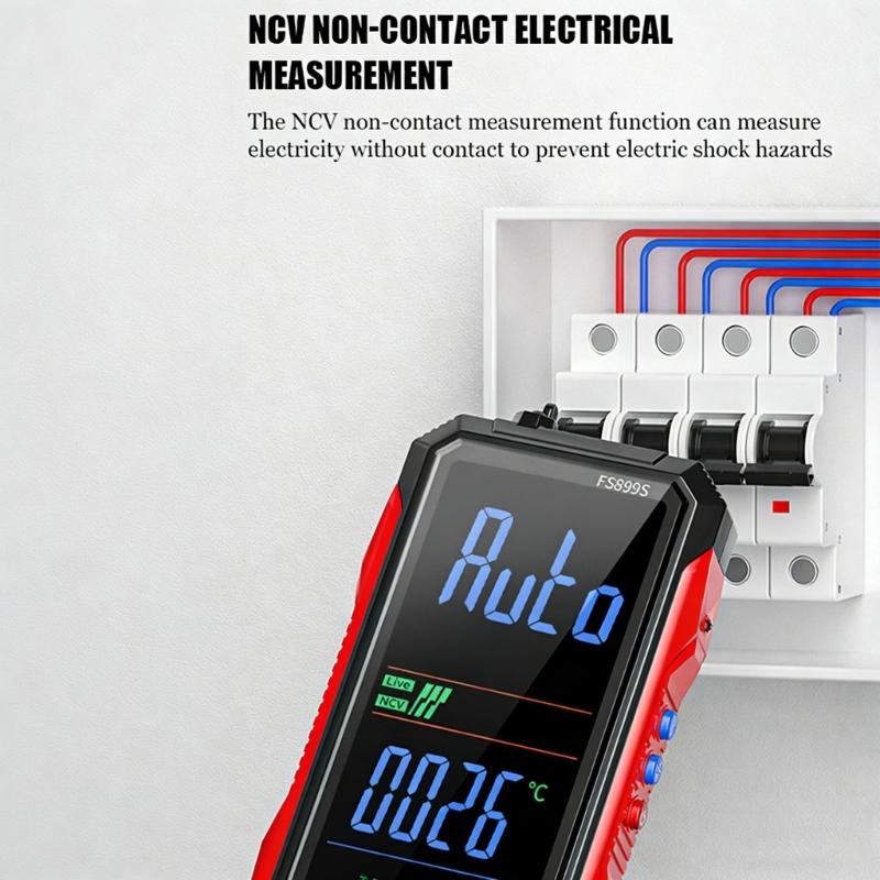 Pack Of 18 Professional Rechargeable Digital Multimeter With USB C Charging ABS Shell For Electrical Testing And Repair