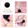 LEEPWEI Foam Myofascial Yoga Trigger Point Massage Set for Beginners and Home Includes Storage Black Roller, Release, Pole, Ball, 4-Piece Use, Bag,