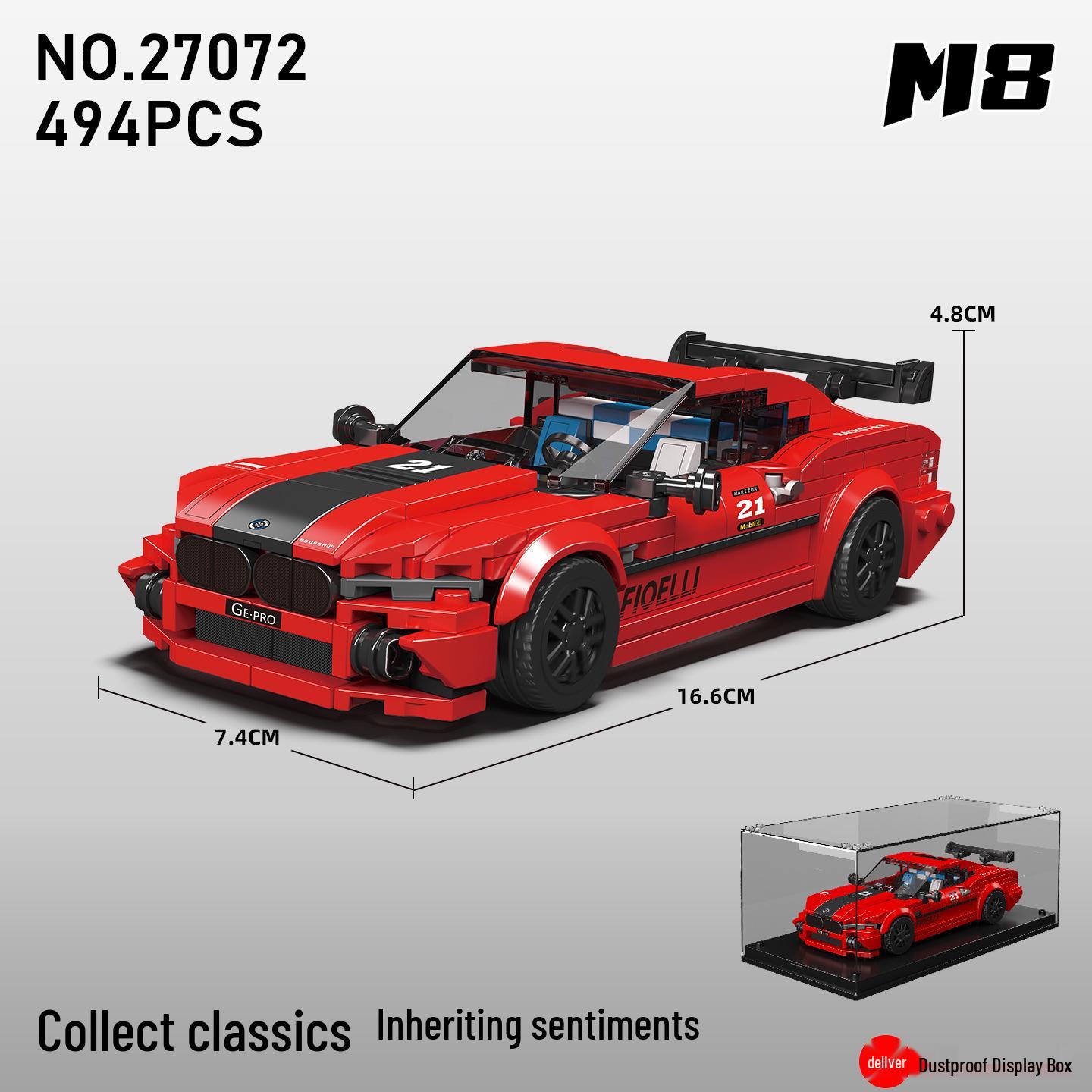 Yuxing Model King Baoma M8 Sports Car Building Blocks (27072)