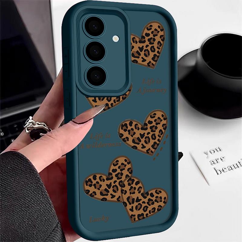 Print Hearts Bow Phone Case For Samsung Galaxy S25 Edge S24 FE S23 S22 Ultra Plus A17 A56 A36 A16 A15 A55 A54 A53 5G Soft Phone Cover