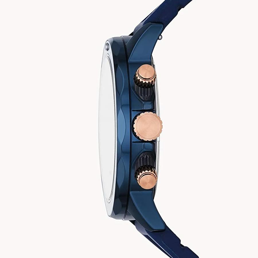 Men's Quartz Silicone Three-Hand Watch Stainless Steel Case/Glass Mirror BQ2498