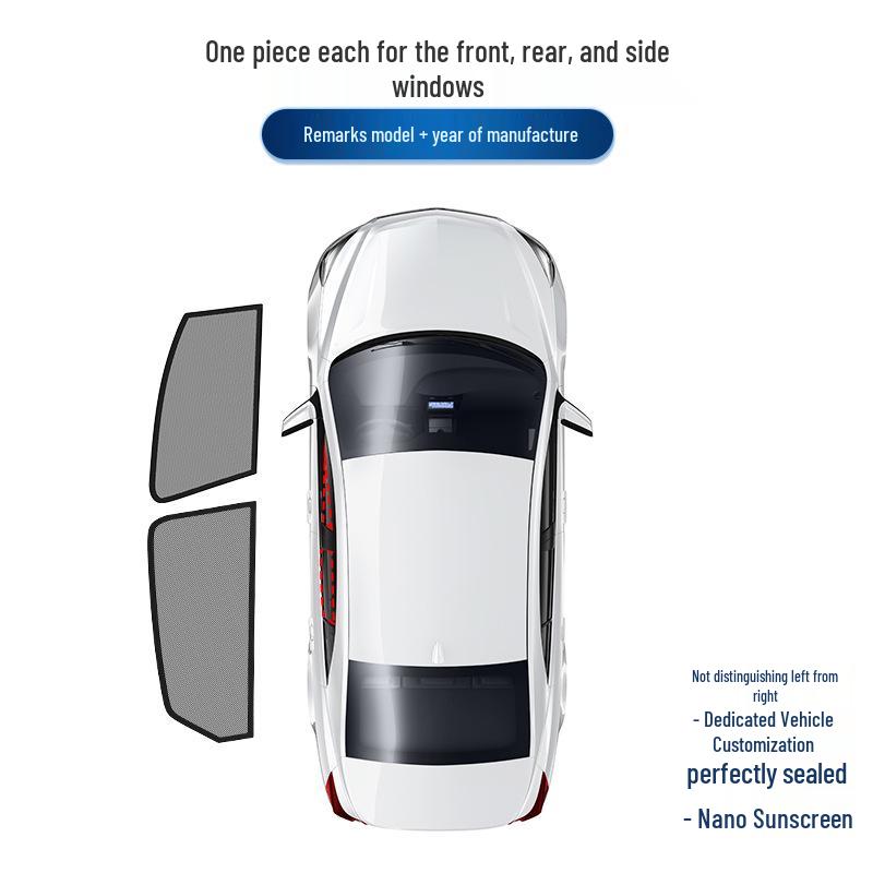 AION V T-Rex Car Window Magnetic Sunshade: UV Protection, Heat Insulation, Side Window Mesh