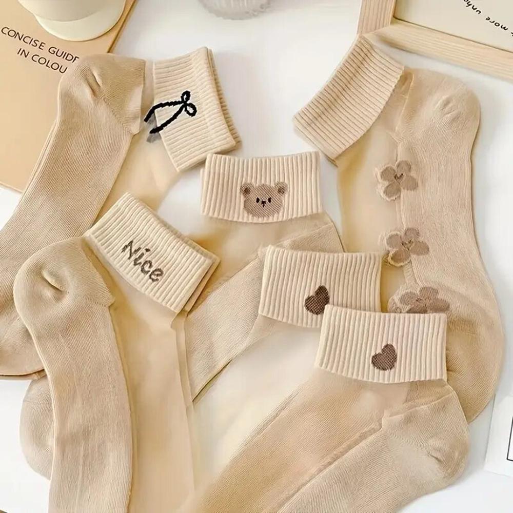 5 Pairs Men's Socks High-Quality Spring and AutumnThickened Breathable Boat Socks Low Cut Shallow Mouth Socks Men's Casual Socks